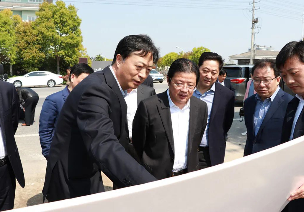 海安市委書記顧國標(biāo)調(diào)研公司投資的升維科技有限公司